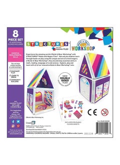 MAGNA-TILES Create-on Build A Bear Workshop Pajama Party Cub Condo| Connect With Magnets, Kids Building Toys, For Ages 3+  - Image 2