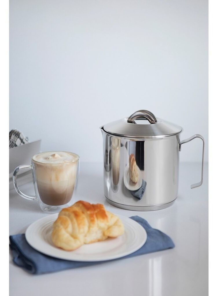 TRAMONTINA Since 1911,Made in Brazil-  double-walled glass coffee and tea cup set with handles, 2 pieces - Image 3