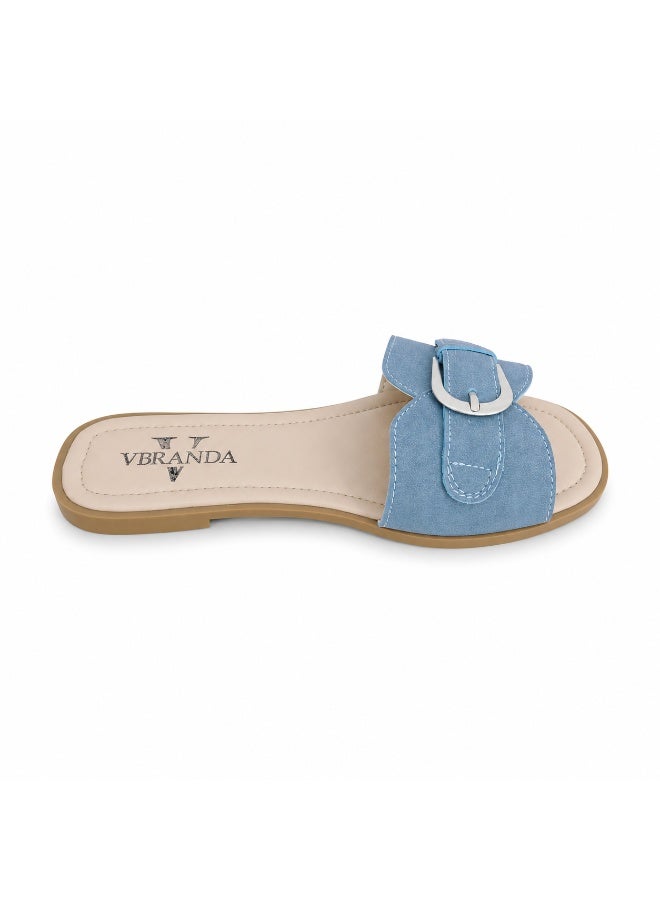 Vbranda Elegant Women's Buckle Slide Slipper SF-81 - Image 4