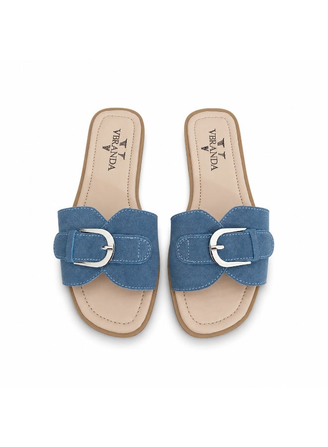 Vbranda Elegant Women's Buckle Slide Slipper SF-81 - Image 2