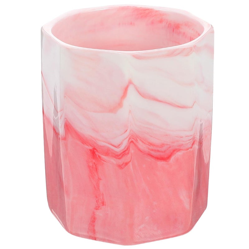 Pink Ceramic Pen Cup And Makeup Brush Holder Desk Organizer Storage Pencil Container Office Desk Accessory Workspace Vanity - Image 2