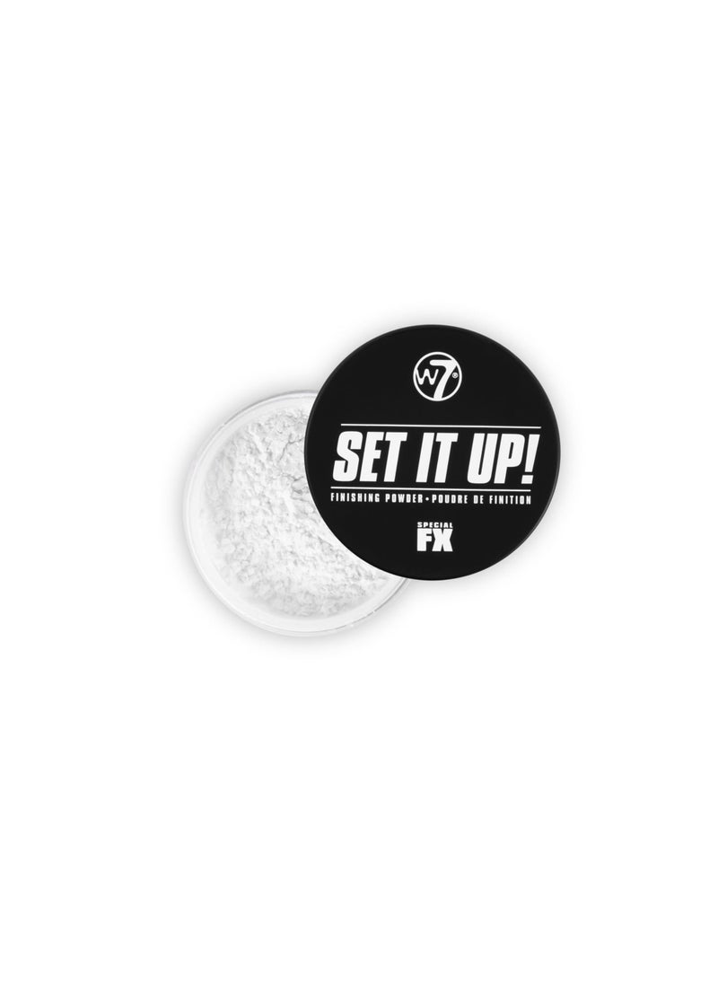 W7 W7 Set It Up Loose Setting Powder  Weightless Translucent Blurring Powder For All Skin Tones 