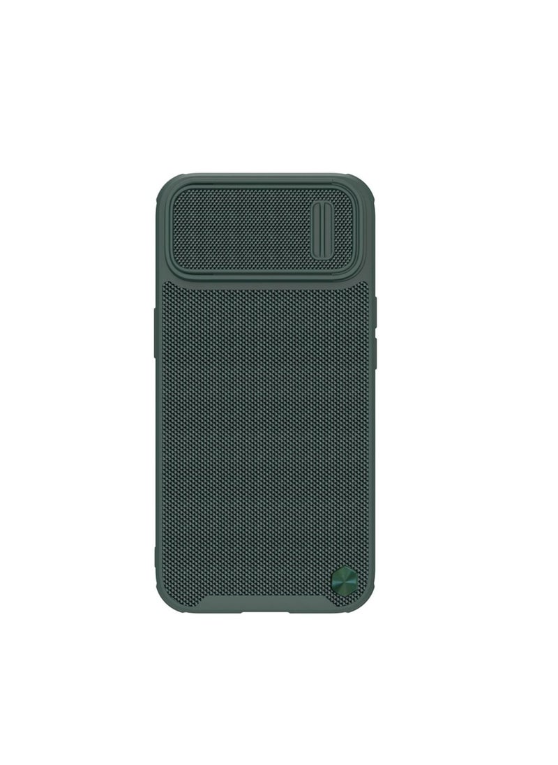 Nillkin Textured S Magnetic Case iPhone 14 Plus Magsafe Case With Camera Cover Green  - Image 1