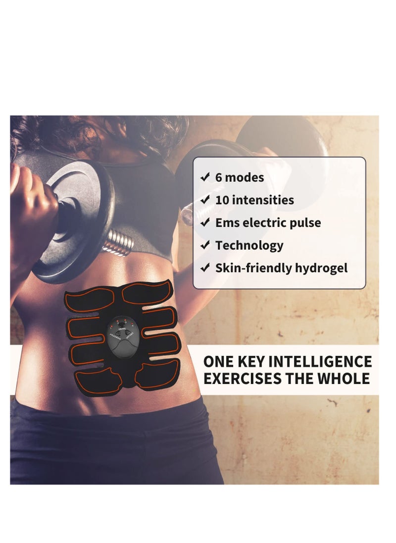 SYOSI Muscle Trainer Instrument, Abs Stimulator Abdominal, Muscle Toner Electronic Toning Belts, EMS Workout Home Fitness Device, Quick and Effective Abdominals Toning Belt, 1 Pcs  - Image 4