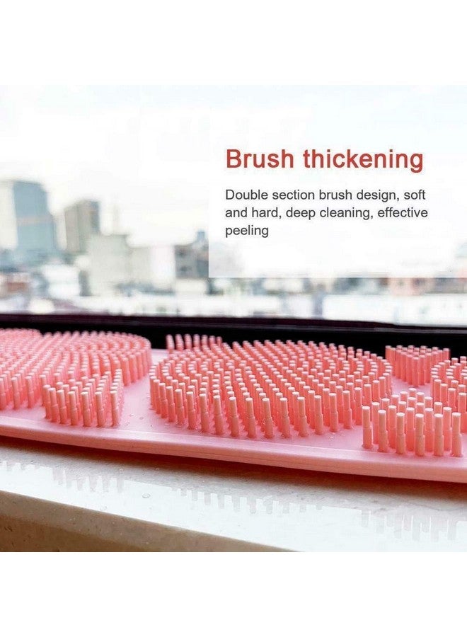 CHEM-AB ENTEREPIRSE Double Side Shower Exfoliating Belt Removes Bath Towel body scrubber belt Silicone Body Back Scrubber for bathing - Image 3