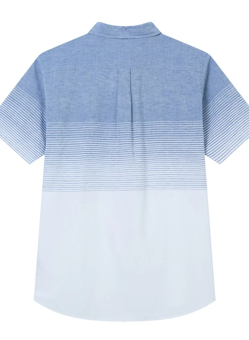 GIORDANO  Men's Slim Linen Lyocell Signature Shirt for Men | Best Price UAE