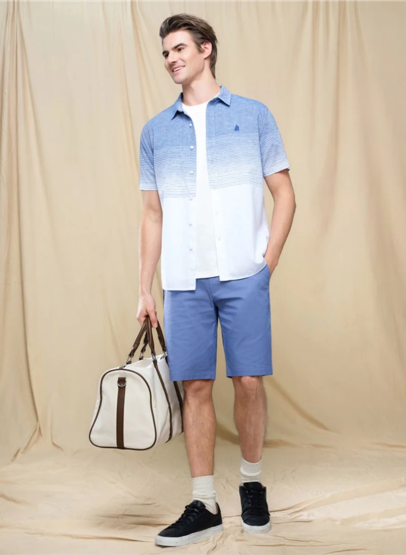 GIORDANO  Men's Slim Linen Lyocell Signature Shirt for Men | Best Price UAE