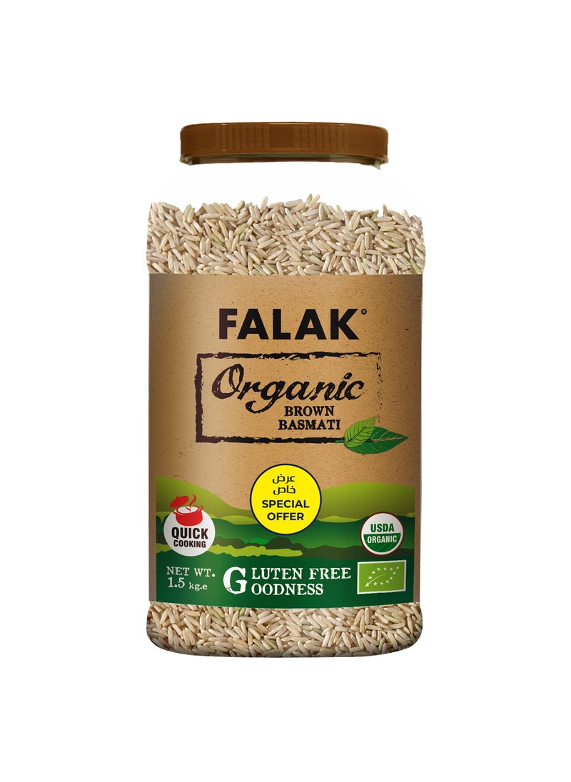 Falak FALAK BROWN ORGANIC 1.5 KG- OFFER PROMO  - Image 1