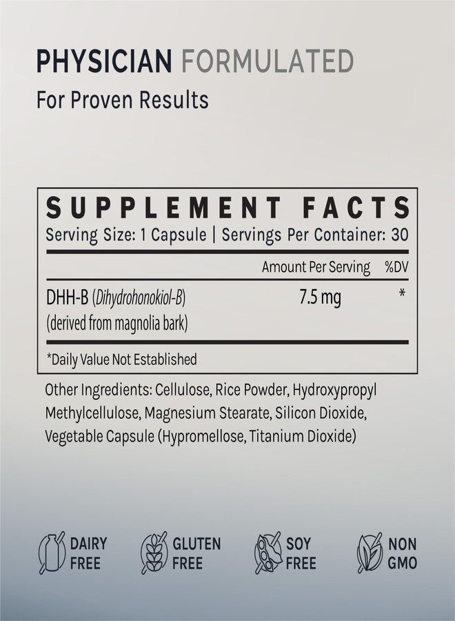 InfiniWell DHH-B Mood Support Supplement - 20x More Potent Than Standard Magnolia Bark Extract - Promote Relaxation, Calm, Cognitive Clarity & a Healthy REM Sleep Cycle (30 Capsules) - Image 4