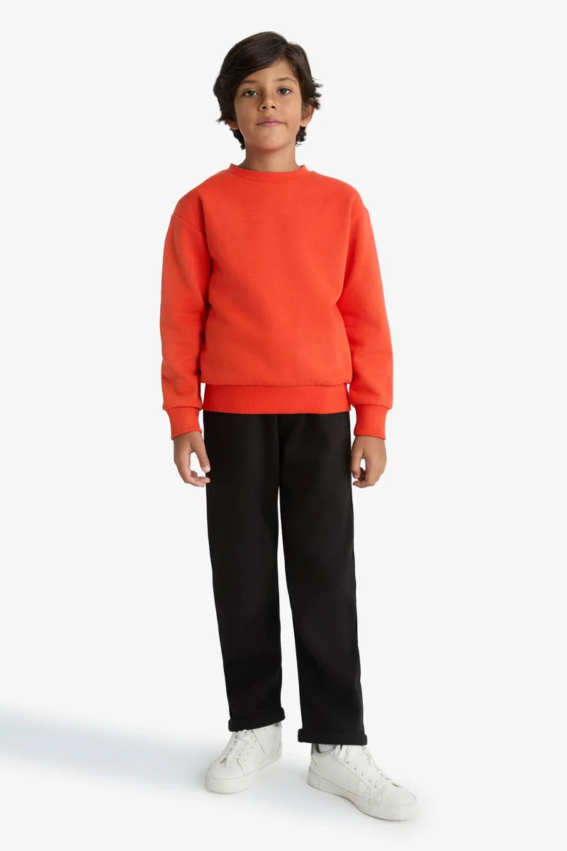 ديفاكتو Boy Regular Fit Pique Trousers