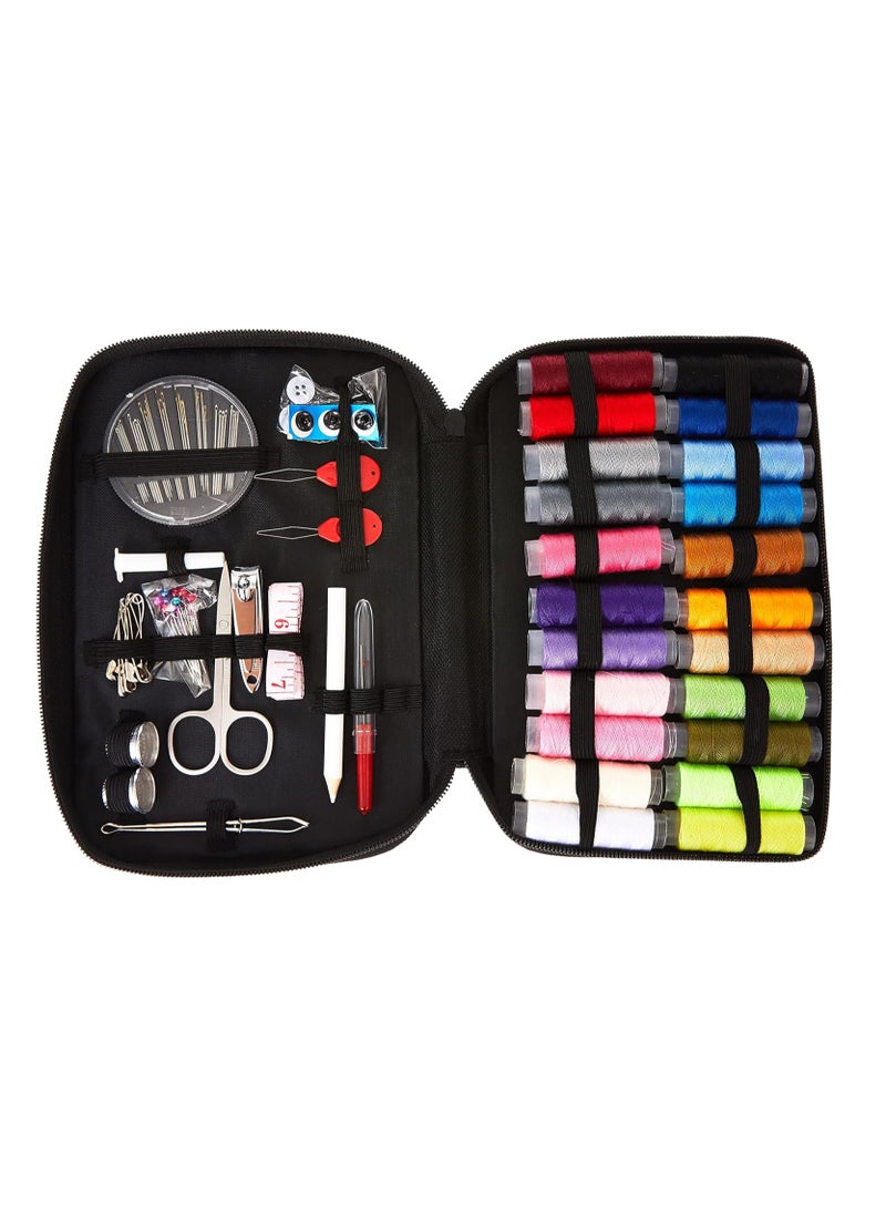 INFLUX 98Pcs Sewing Kit Bundle Mini Travel Accessories Tools for Beginners, Emergency Needs - Image 1
