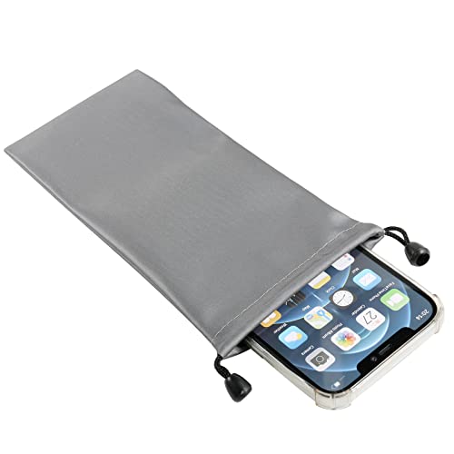 Seqoiyia 2 Pack Cell Phone Sleeves Phone Pouch Bag with Drawstring Closure Compatible for iPhone 17 Pro Max Galaxy S25 Ultra S25 Edge A56 A36 A35 A26 A16 Moto G Stylus Edge Pixel 10 Pro XL OnePlus 13R - Image 4