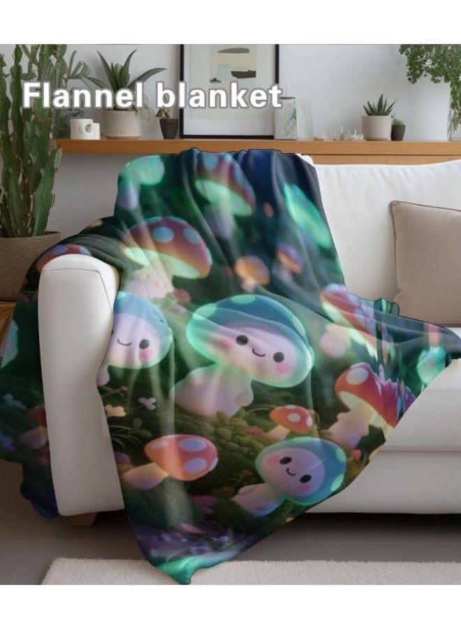 عام بطانية رقيقة من الفانيلا الكرتونية للأطفال والرضع (دافئة ومريحة، ومناسبة للنوم والألعاب) 70 سم * 100 سم