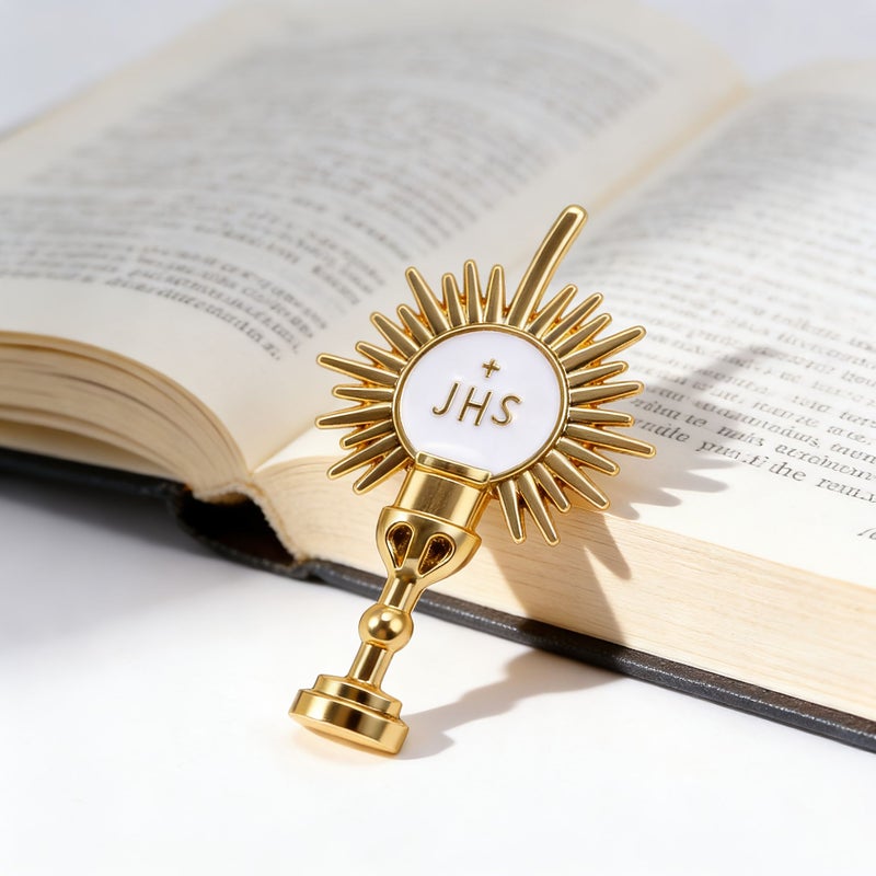 10pcs Silvery Alloy Religious Brooch Decorative Findings For DIY Crafts - Image 2