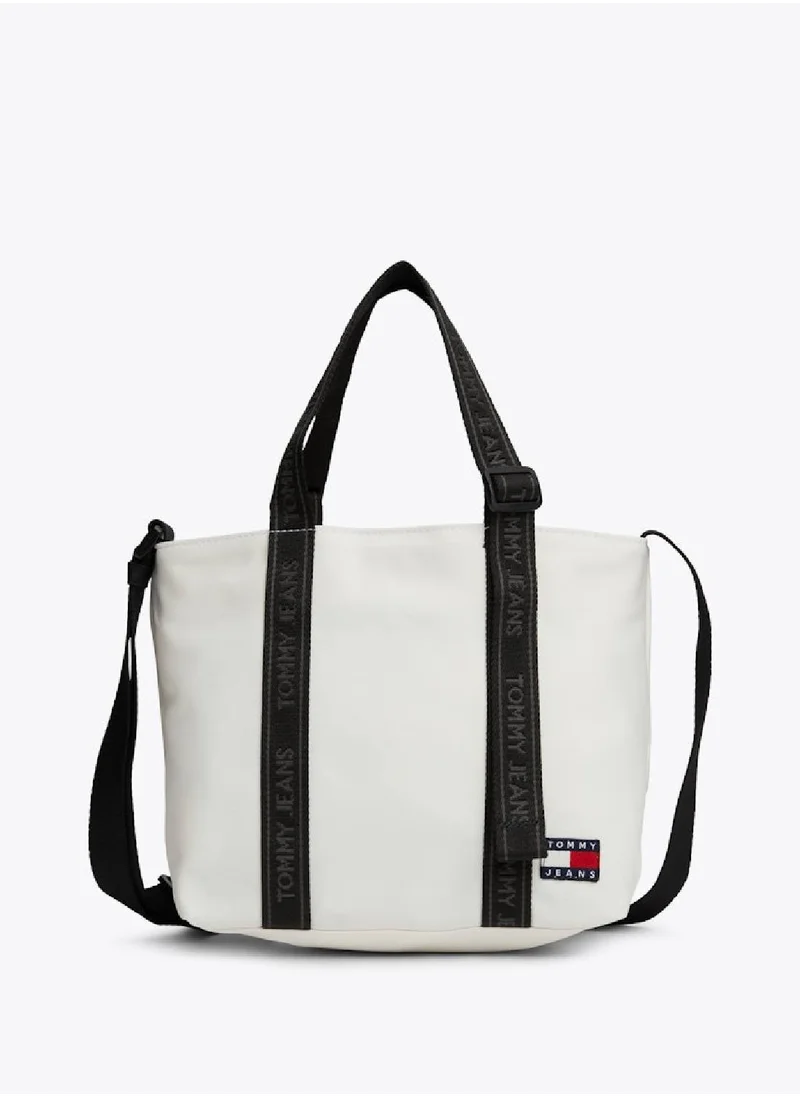 TOMMY JEANS Women's Essential Daily Mini Tote Bag - Polyester, White