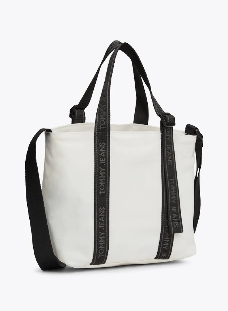 TOMMY JEANS Women's Essential Daily Mini Tote Bag - Polyester, White