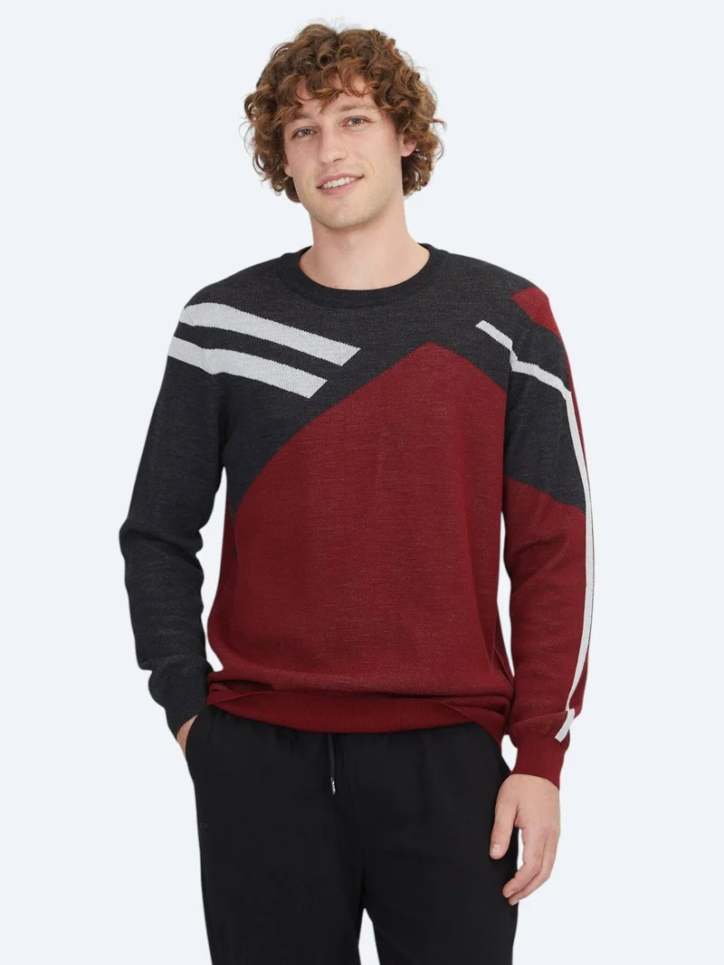Kip Red Knitwear Sweatshirt