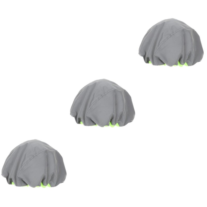 3 Pack Reflective Cycling Helmet Cover Protector Lightweight Outdoor Safety Shield - Image 2