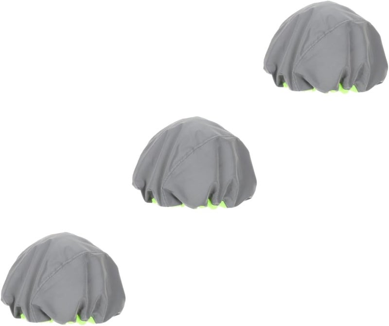 3 Pack Reflective Cycling Helmet Cover Protector Lightweight Outdoor Safety Shield - Image 1