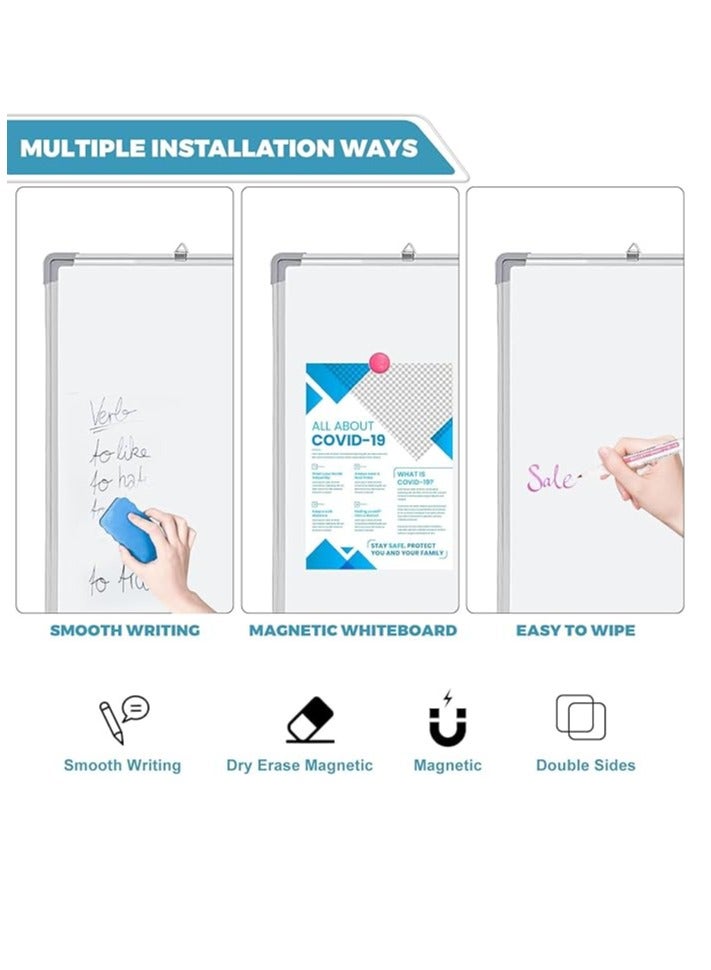 Cool Baby Double-Sided Magnetic Whiteboard Dry Erase Whiteboard with Aluminum Frame Wall-Mounted Whiteboard Writing Board - Image 5