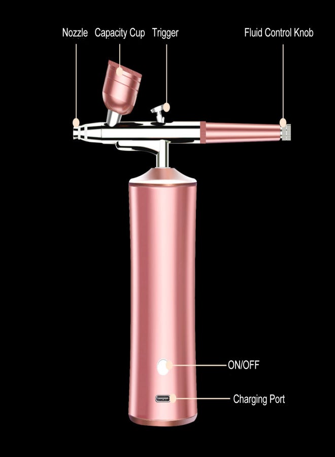 Cordless Airbrush Set Auto Handheld Air Brush for Makeup Nail Art Cake Decor Model Painting Barber - Image 3