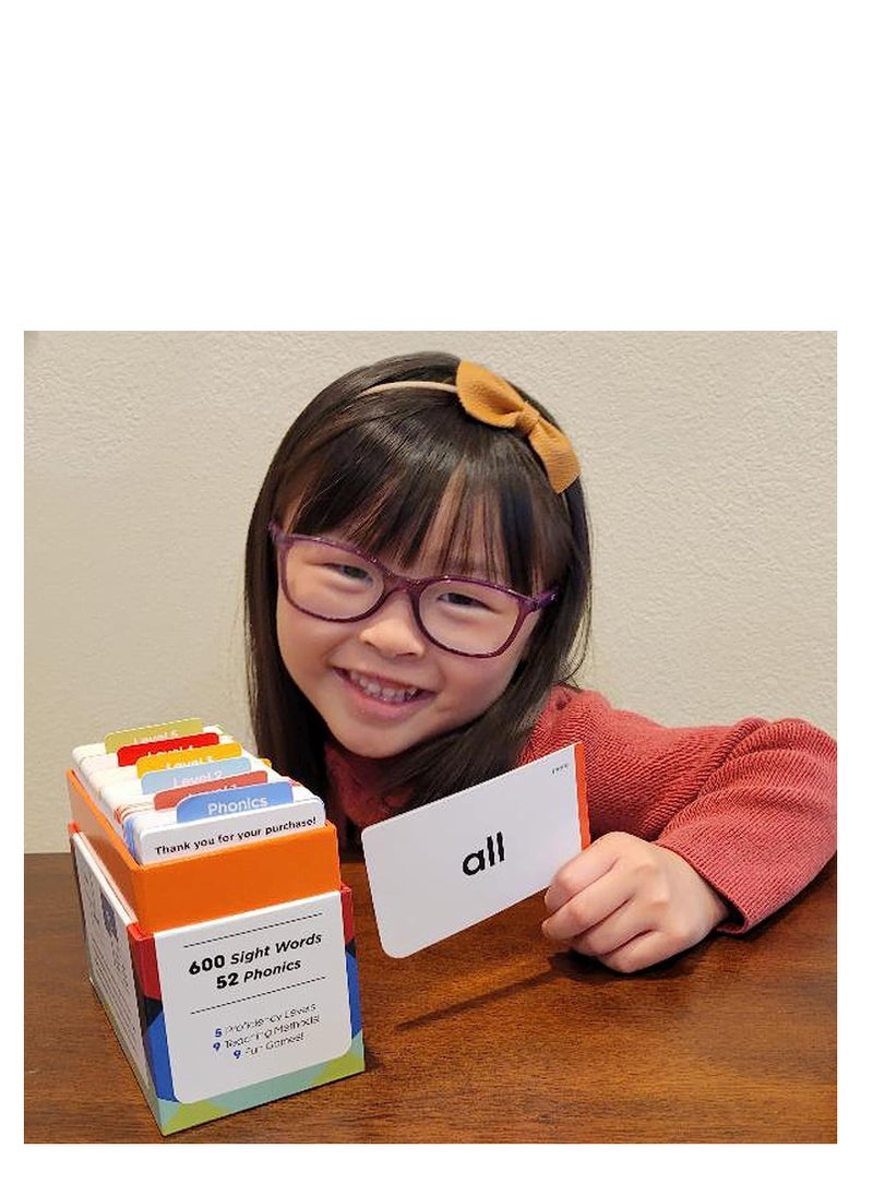 Think Tank Scholar 652 Sight Words/Phonics Flash Cards, Learn to Read: CVC Blends, Short/Long Vowel Sounds, Dolch & Fry High Frequency Site Words + Games: Preschool PreK Kindergarten 1st 2nd 3rd Grade - pzsku/ZC677A6345FC44C0EB45AZ/45/_/1688156718/45918f30-428c-454e-94d6-92375325c903