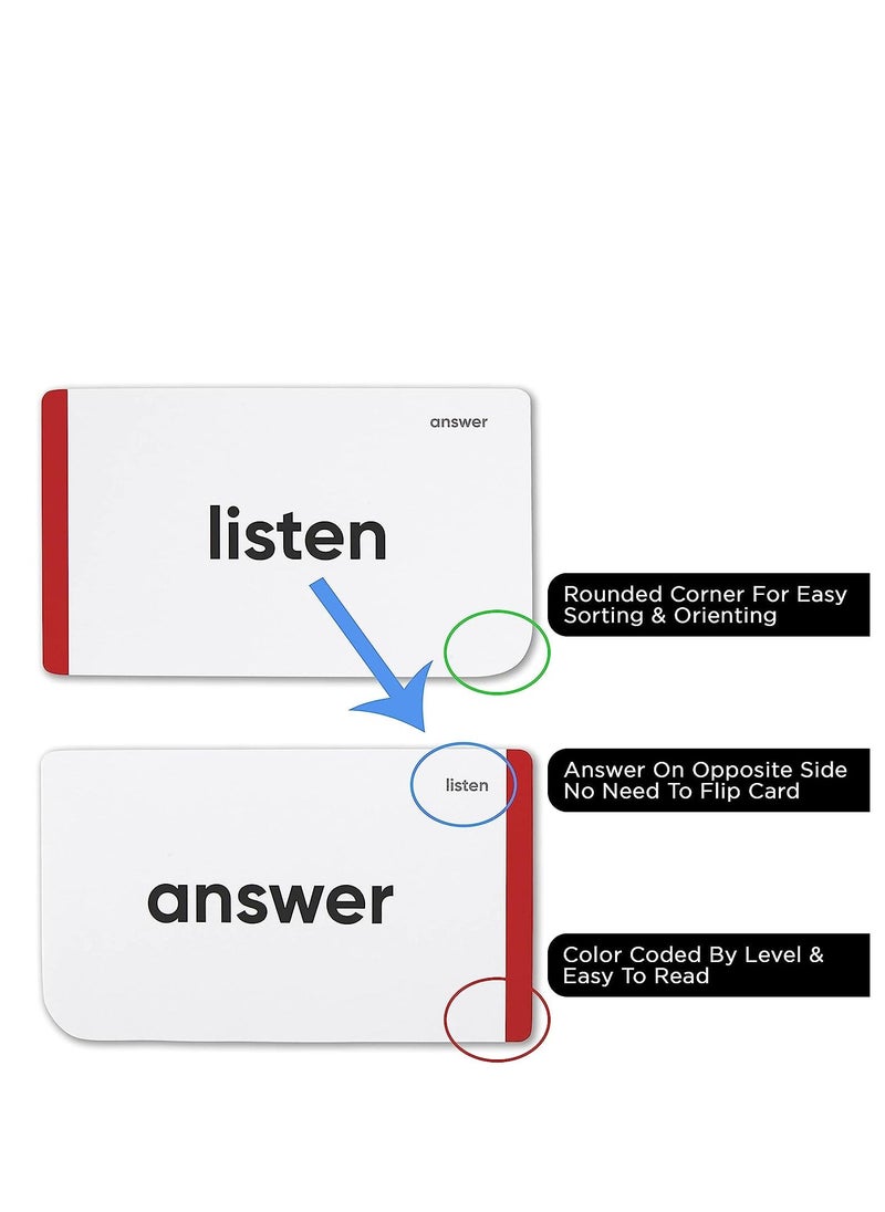 Think Tank Scholar 652 Sight Words/Phonics Flash Cards, Learn to Read: CVC Blends, Short/Long Vowel Sounds, Dolch & Fry High Frequency Site Words + Games: Preschool PreK Kindergarten 1st 2nd 3rd Grade - pzsku/ZC677A6345FC44C0EB45AZ/45/_/1688156720/8b58d55b-5906-4cfc-923e-bba19483b390