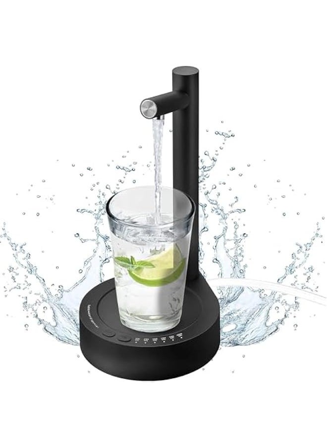 TRASSLE Desktop Water Dispenser for 5 Gallon Bottle & Universal Bottles, Electric Water Pump Portable USB Charging Automatic Drinking Water Jug Bottle Dispenser for Home Office  - Image 1
