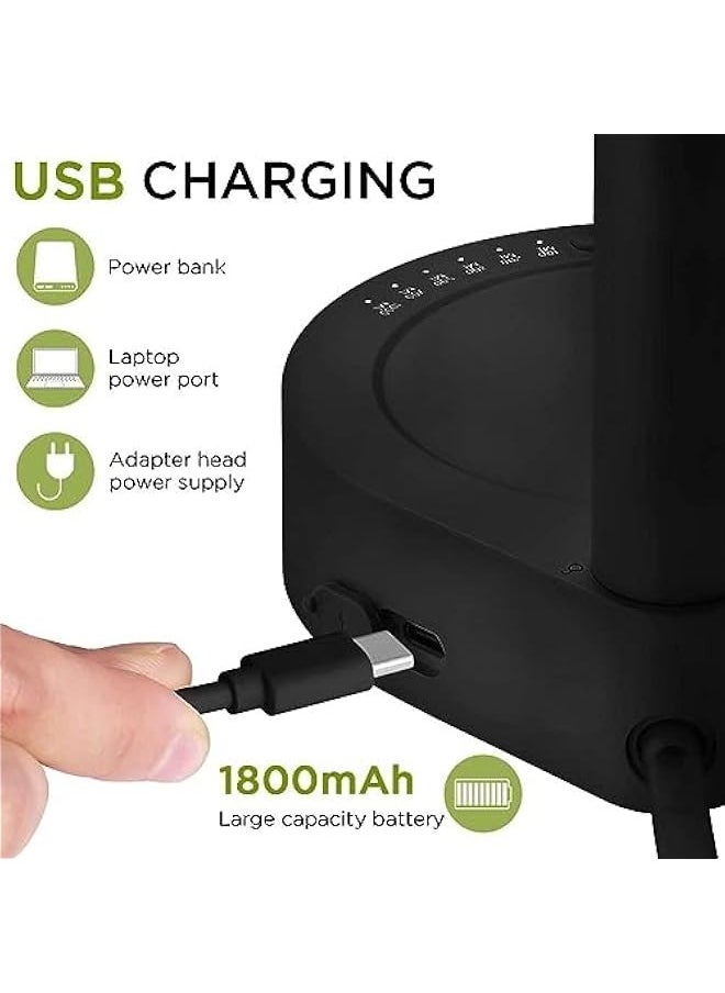 TRASSLE Desktop Water Dispenser for 5 Gallon Bottle & Universal Bottles, Electric Water Pump Portable USB Charging Automatic Drinking Water Jug Bottle Dispenser for Home Office  - Image 4