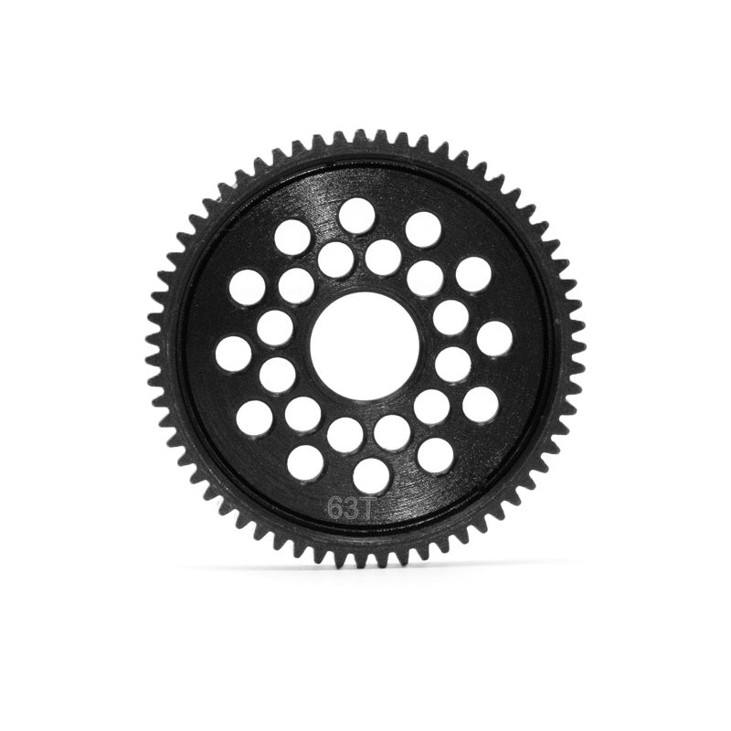 Generic 63T Spur Gear 06M #45 Steel for Tamiya TB-05 TC-01 Upgrade Parts (Black) - Image 1