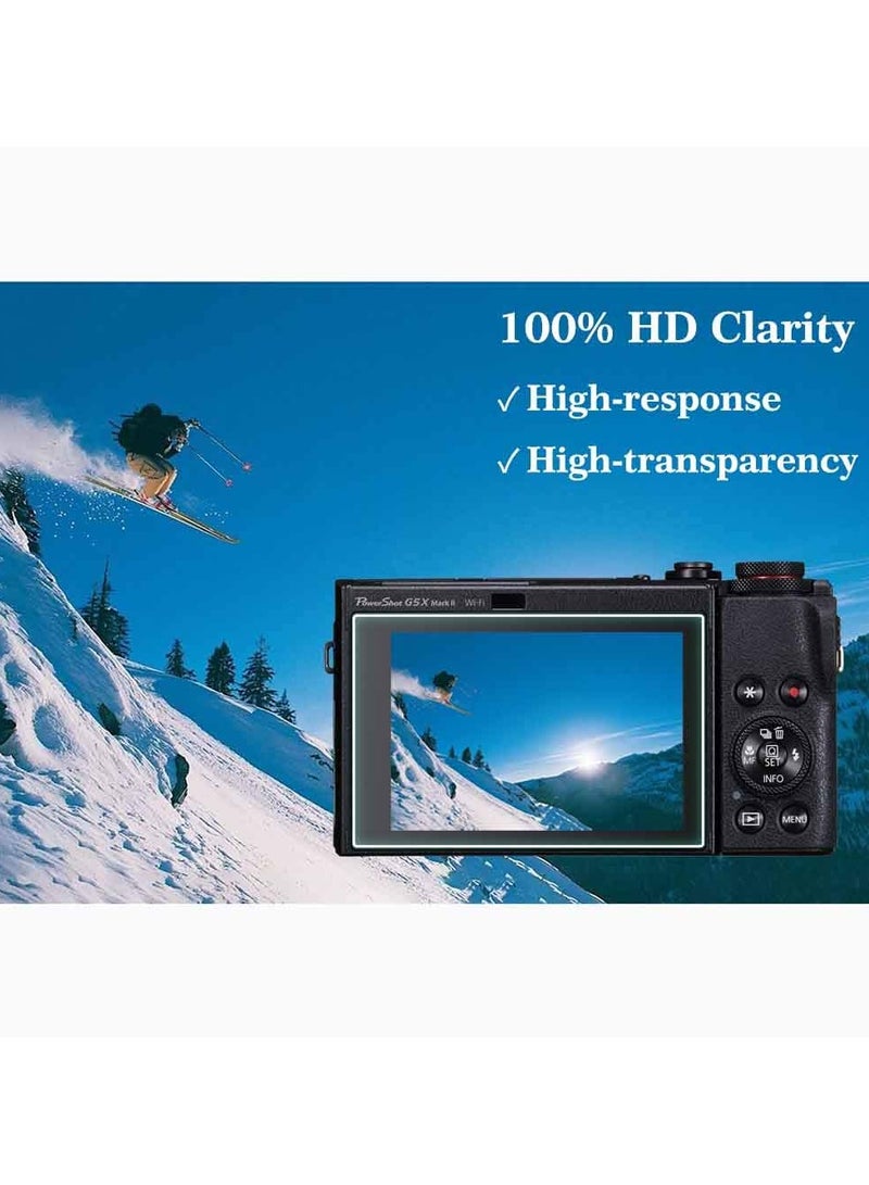 2 Pack Screen Protector Tempered Glass for Canon PowerShot G7 X Mark II G9 X Digital SLR Camera - Image 5