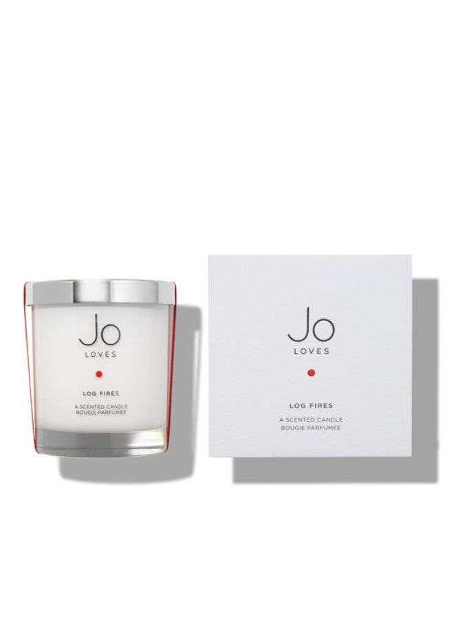 Jo Loves Log Fires A Scented Candle  185G - Image 3