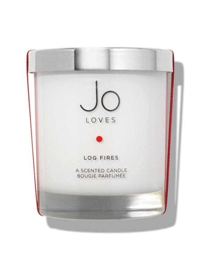 Jo Loves Log Fires A Scented Candle  185G - Image 1