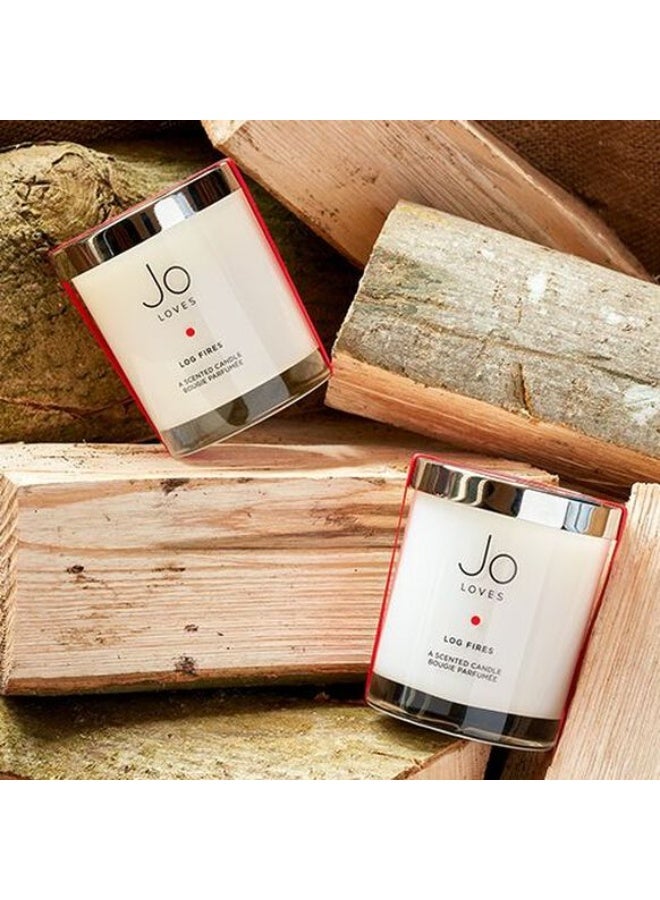 Jo Loves Log Fires A Scented Candle  185G - Image 4