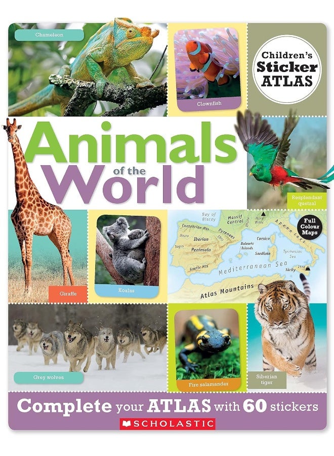 Sticker Atlas: Animals Of The World