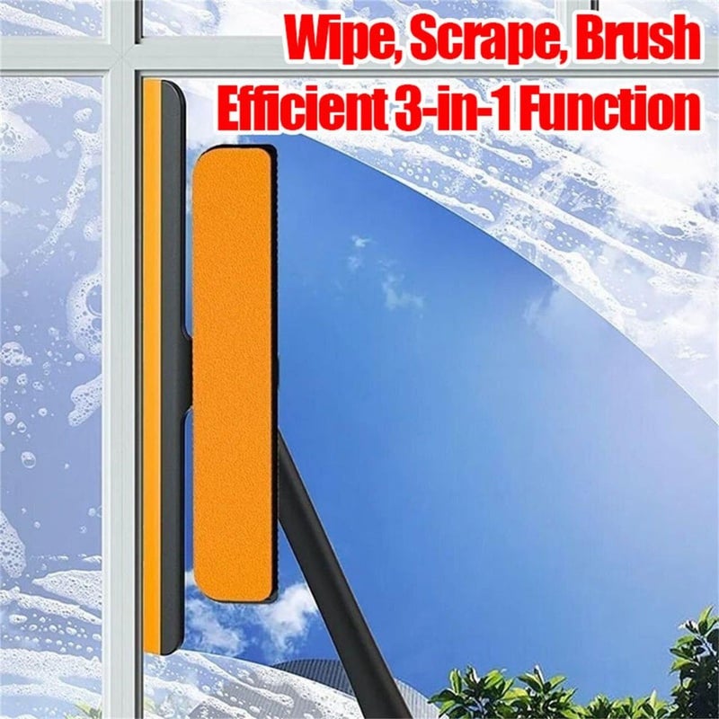Ameedarshan 360 Rotating Easy to Assemble Microfiber Mop Telescopic Window Mops Glass Wiper Cleaning - Image 2