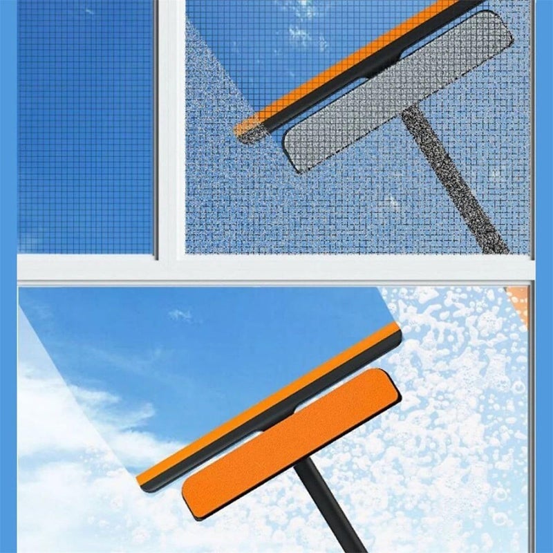 Ameedarshan 360 Rotating Easy to Assemble Microfiber Mop Telescopic Window Mops Glass Wiper Cleaning - Image 3