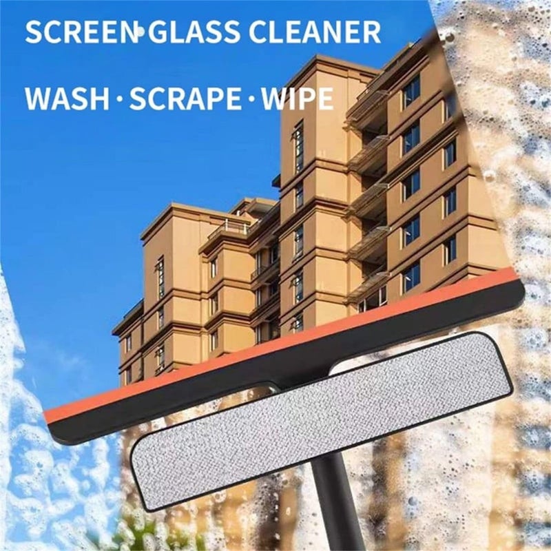Ameedarshan 360 Rotating Easy to Assemble Microfiber Mop Telescopic Window Mops Glass Wiper Cleaning - Image 4