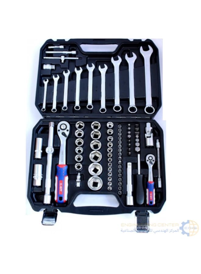 APT 4/1-2/1" Socket Set + 9 Keys 82 Pieces