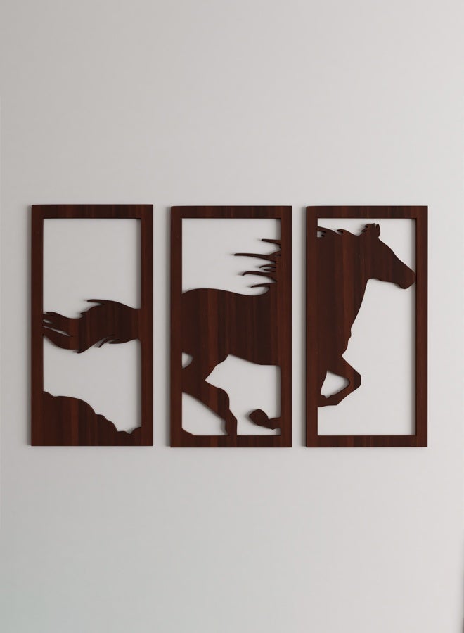 4gdran Decorative wooden horse sculpture - 75x50 cm - Image 4