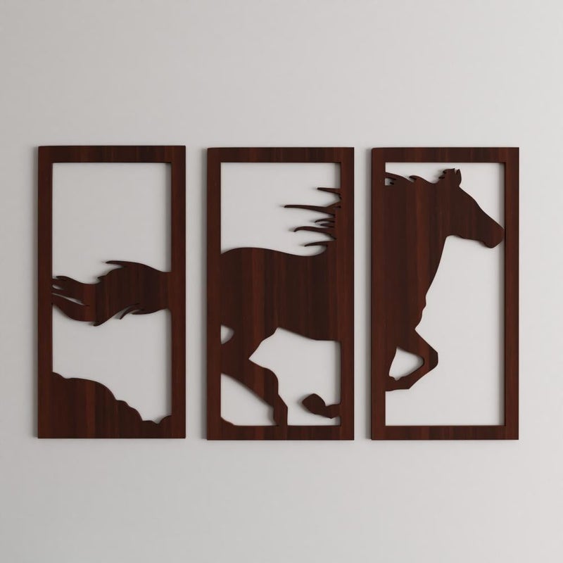 4gdran Decorative wooden horse sculpture - 75x50 cm - Image 2