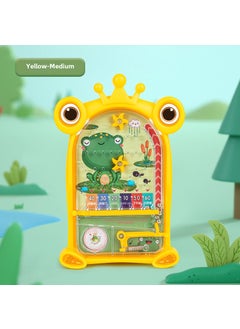 Frog Marble Launcher Kids Educational Toy 9567-8 [Yellow-Medium] Frog Pinball Machine