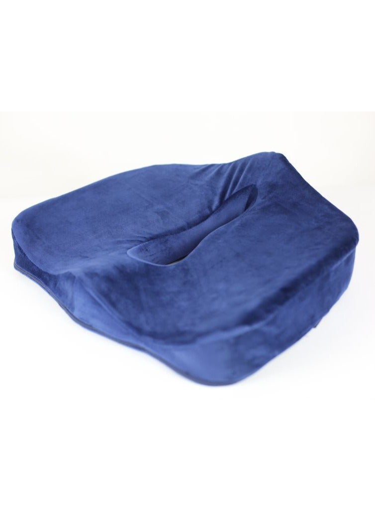 ماكس كمفورت وسادة مقعد عصعص للوقاية من آلام الظهر والعصعص- ميموري فوم - Image 1