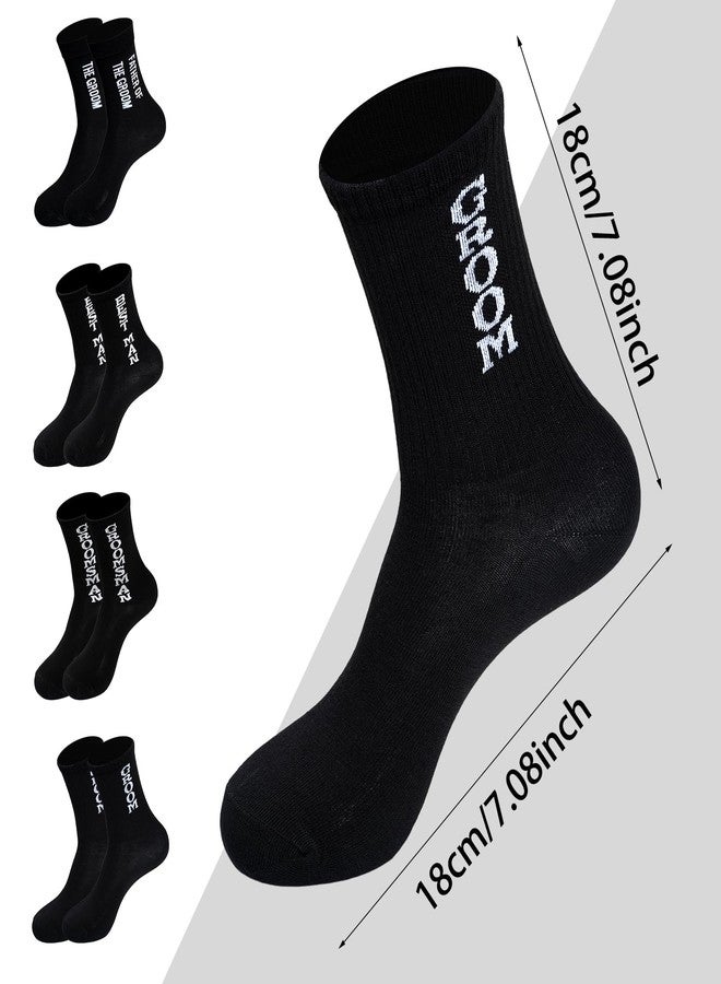 سي ان او ام جي جوارب رفقاء العريس من cnomg، ١٠ أزواج، هدايا للعريس ورفقائه، جوارب زفاف مرحة ومبتكرة، هدايا لخطوبة العريس، أفضل صديق للعريس - Image 3