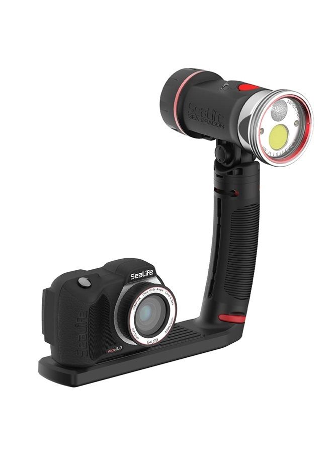 SeaLife Micro 3.0 Pro Dual Beam Set with Sea Dragon 3000SF Pro Dual Beam 3000 COB LED Lumens Photo-Video Light and Micro 3.0 Underwater Camera - Image 1