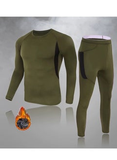 General Men's Thermal Underwear Sets Top & Long Johns Fleece Sweat Quick Drying Thermo Base Layer  - Image 1
