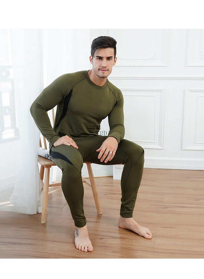 General - Men's Thermal Underwear Sets Top & Long Johns Fleece Sweat Quick Drying Thermo Base Layer - Image 1