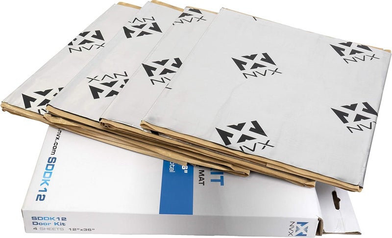 NVX Car Sound Deadening 12 sq ft 4-Sheet Door Kit - Image 3