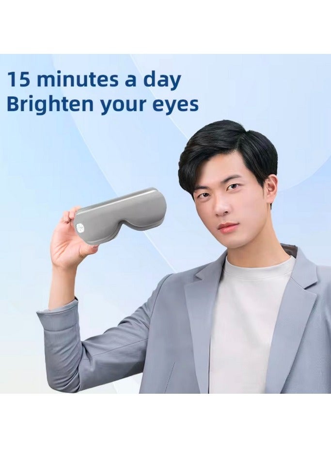 BlueFire Bluetooth Smart Eye Massager Machine with Heat, Air Compression, Vibration & Music - 5 Massage Modes, 1500mAh Battery, Type-C Charging, Portable & Foldable for Eye Strain & Headache Relief - Image 5