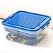 WMM Storage Organizer Bins for Lego Building Blocks Storage with Building Baseplate Lid Storage Containers for Building Brick Storage Plastic Stackable Organizer Bin - Image 2